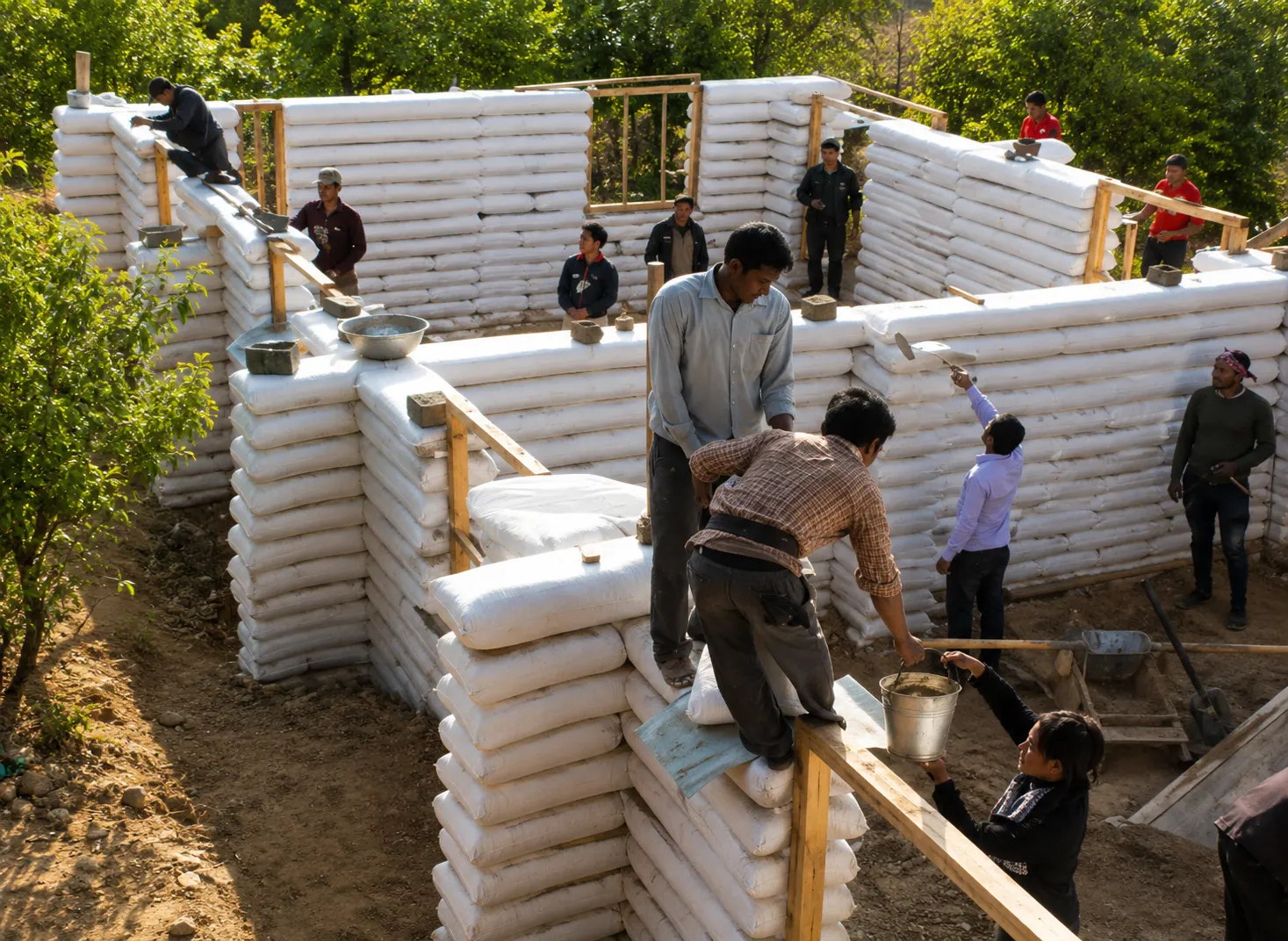 Earthbag Construction